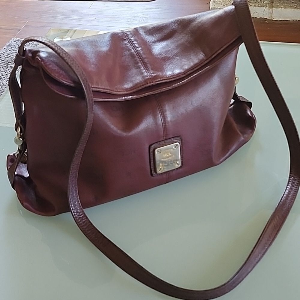  HCL Germany Luxury Y2K Boho Chic Indie Sleaze Slouchy Stamped Leather Hobo Bag